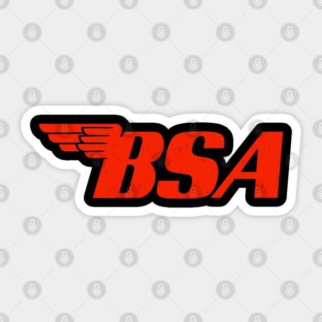 bsa motorcycle Sticker by small alley co